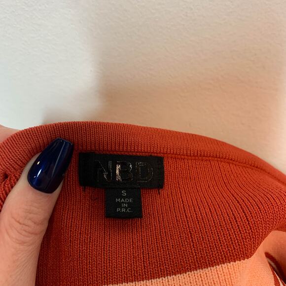 NBD x REVOLVE Prevision Sunset Striped Skirt high waist mini y2k 2657 - Picture 8 of 12